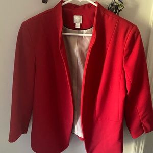 Womens Red Blazer